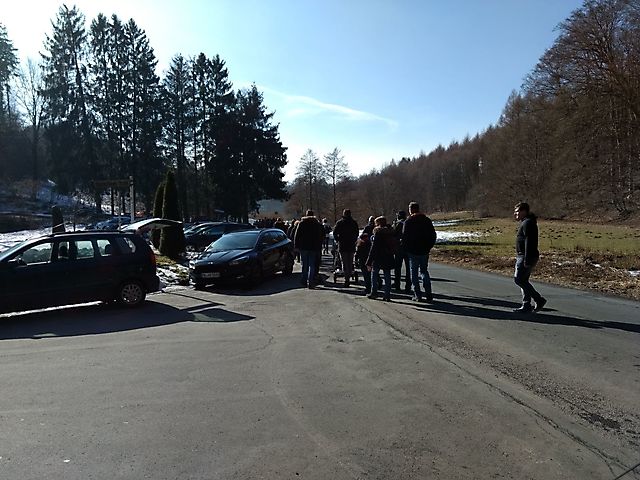 Familienwanderung vom Baukloh zum Schloss Neuenhof 04.03.18